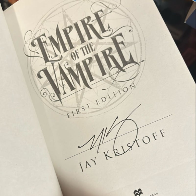 Empire of the Vampire (Signed B&N first edition)