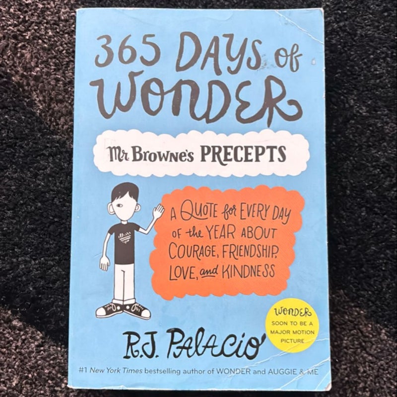 365 Days of Wonder: Mr. Browne's Precepts