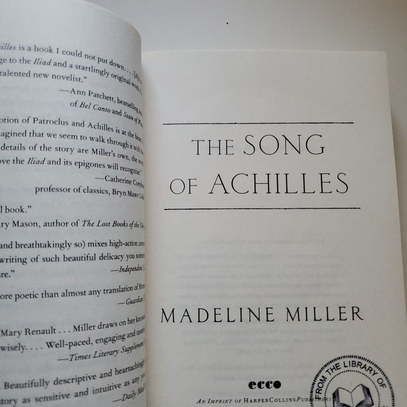 The Song of Achilles