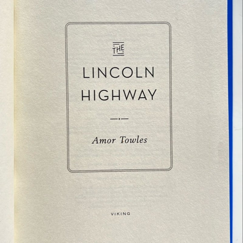 The Lincoln Highway