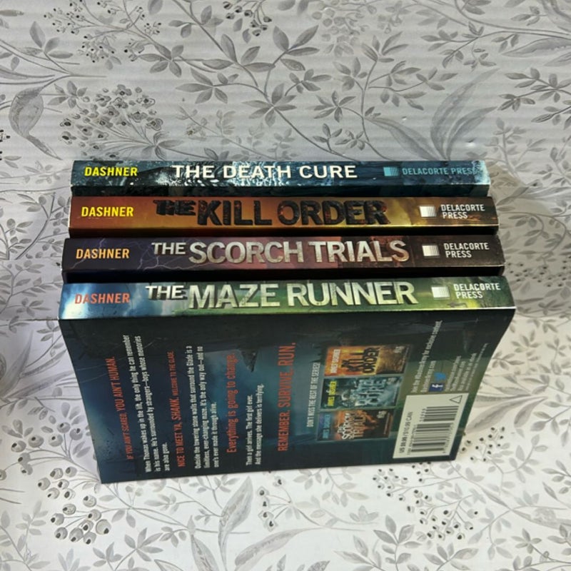 The Maze Runner 4 Paperback bundle 