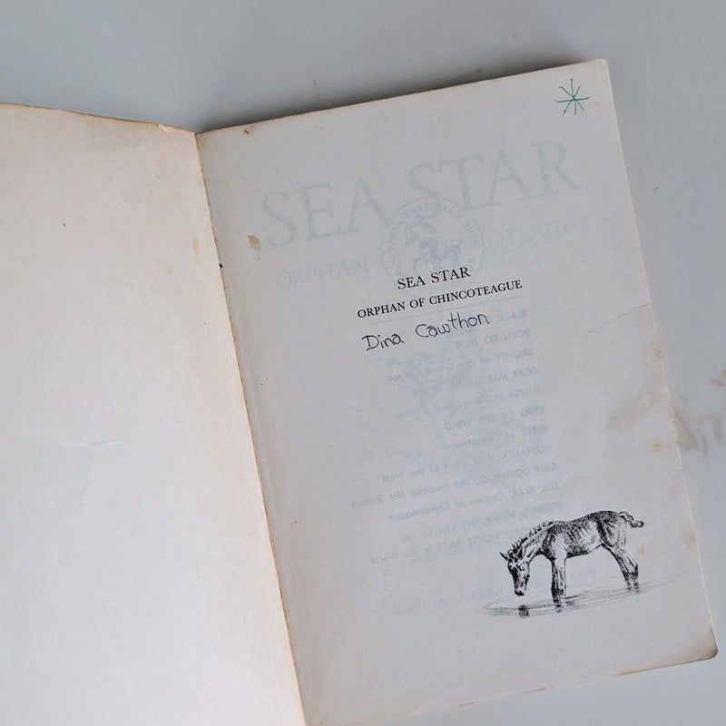 Sea Star, Orphan of Chincoteague ©1978, 9th printing 