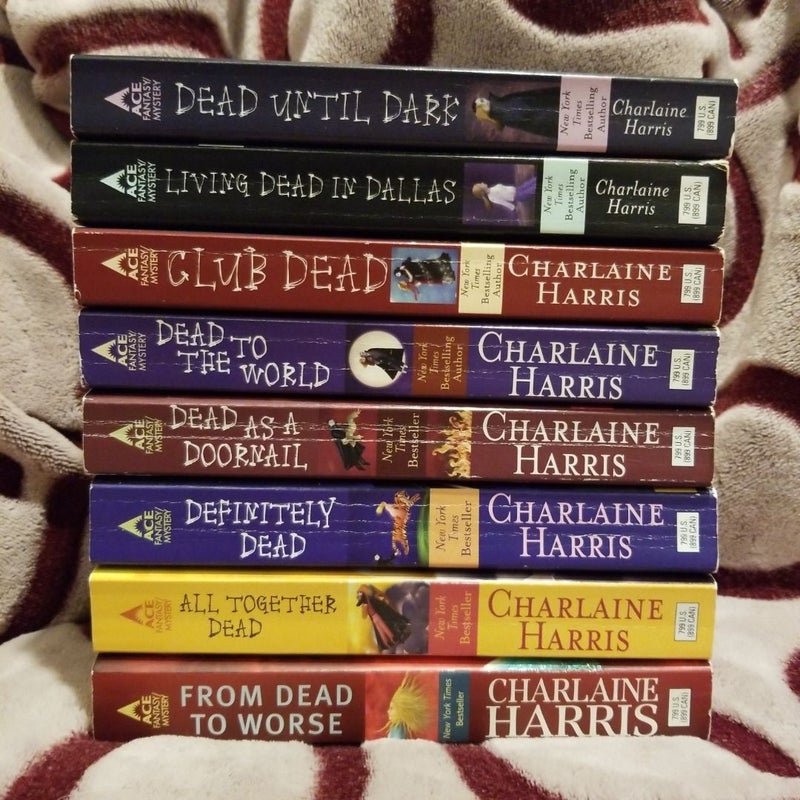 Dead until Dark, Sookie Stackhouse/True Blood, bundle set novels books 1-8