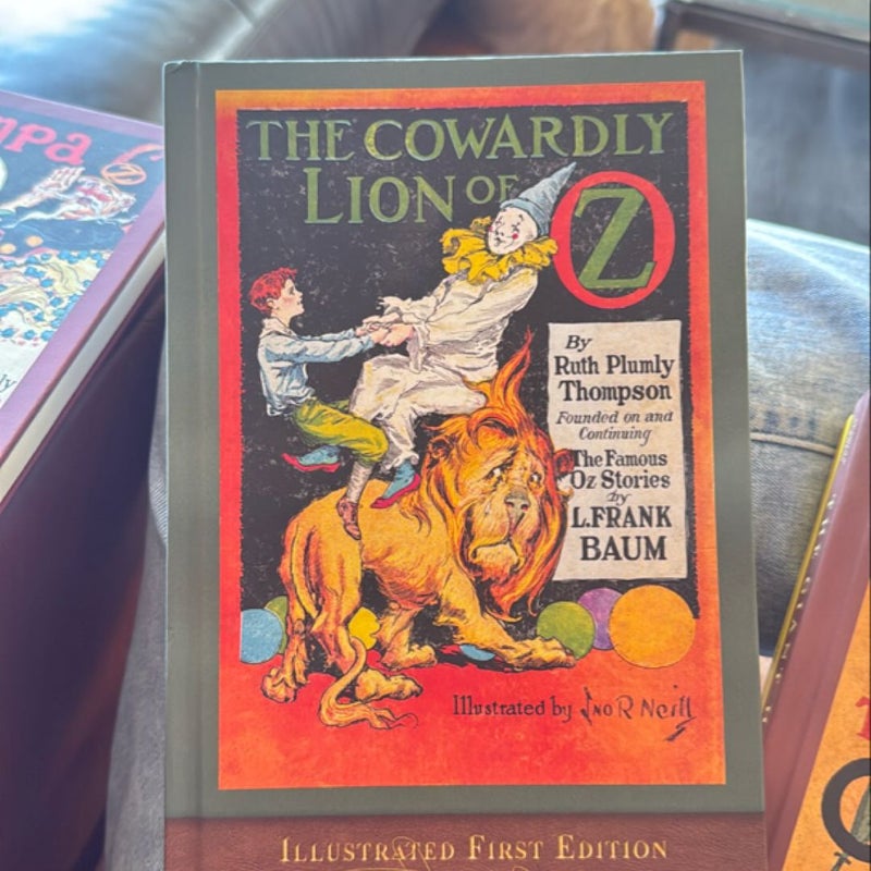 The Cowardly Lion of Oz (Illustrated First Edition)