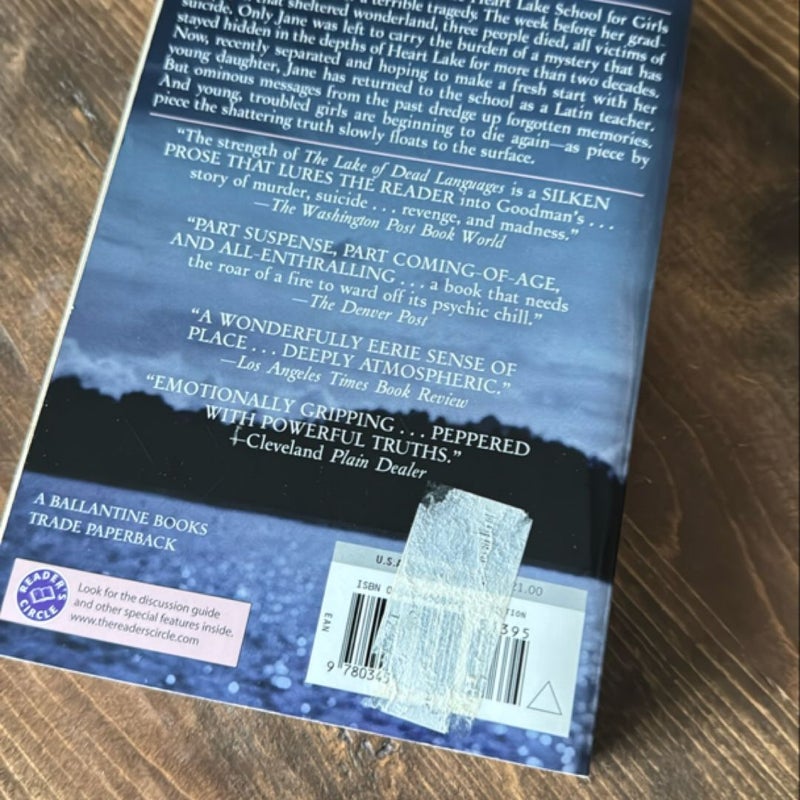 The Lake of Dead Languages