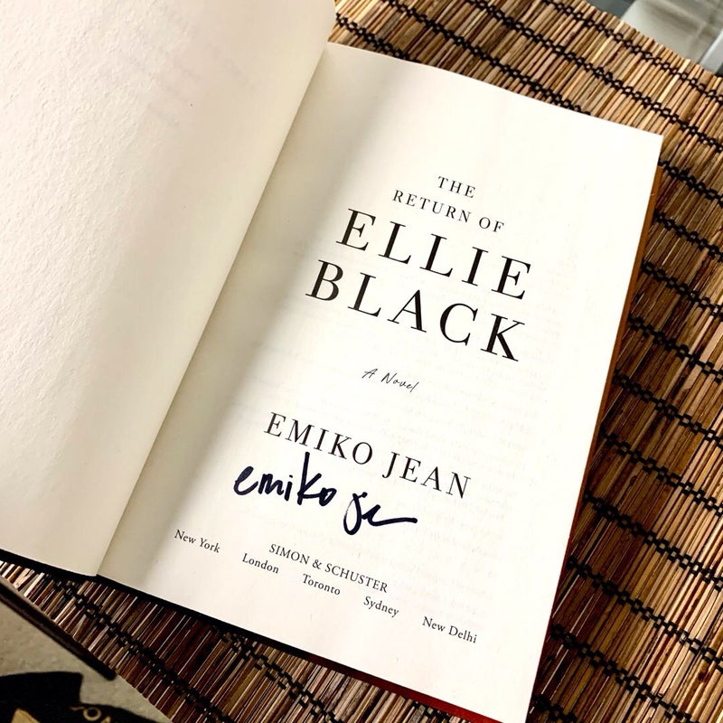 Signed In Person 5/7 ~ The Return of Ellie Black ~ Emiko Jean ~ Tokyo Ever After