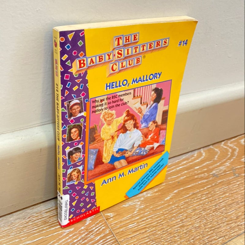 The Baby-Sitters Club Hello Mallory # 14 Paperback