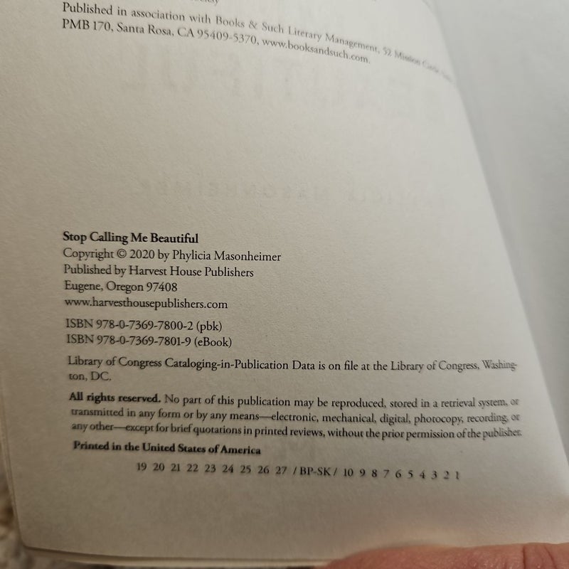 Stop Calling Me Beautiful