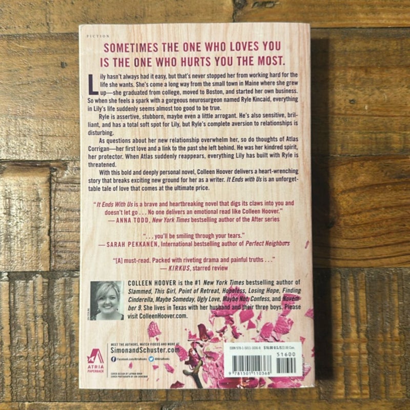 It Ends with Us (SIGNED 1st Edition Paperback)