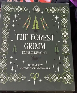 The forest Grimm embroidery kit