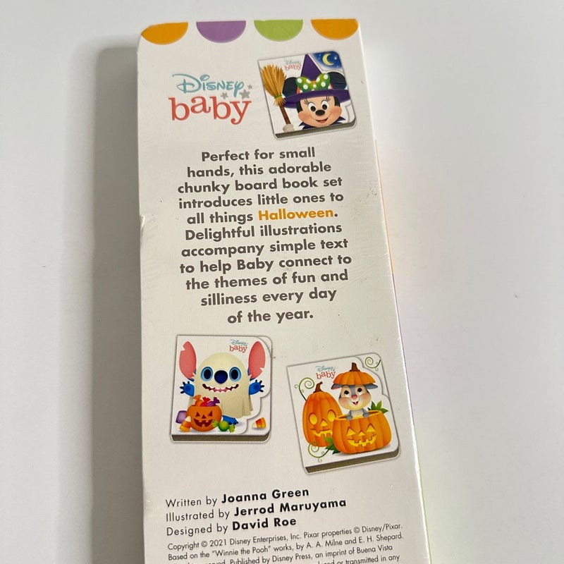 Disney Baby 3 Chunky Halloween Board Books, NEW (Board Book)