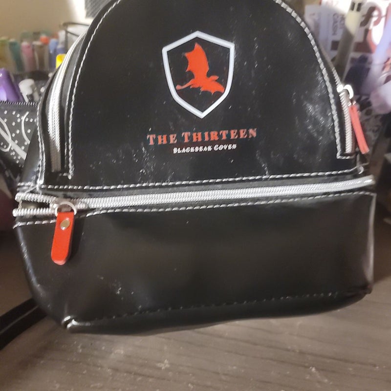 The Thirteen Blackbeak Coven Backpack and ornament bundle
