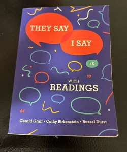 They Say / I Say with readings 