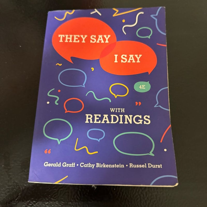 They Say / I Say with readings 