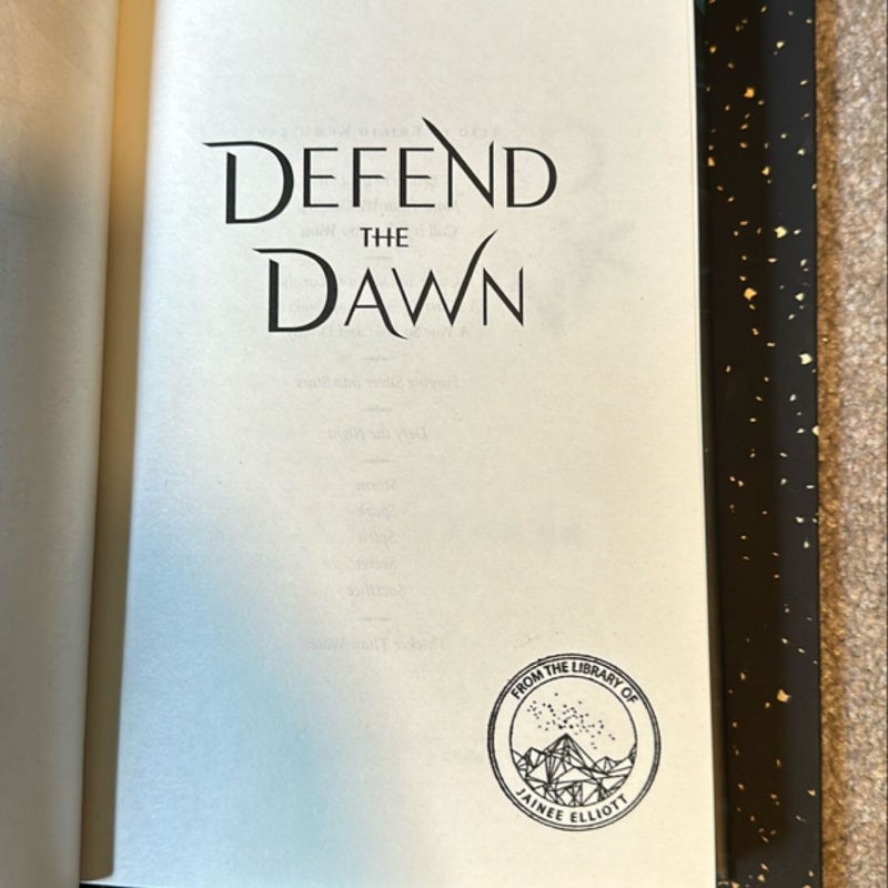 Defend The Dawn SIGNED Barnes&Noble Editon