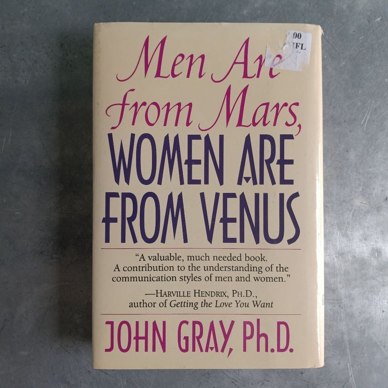 Men Are From Mars, Women Are From Venus 