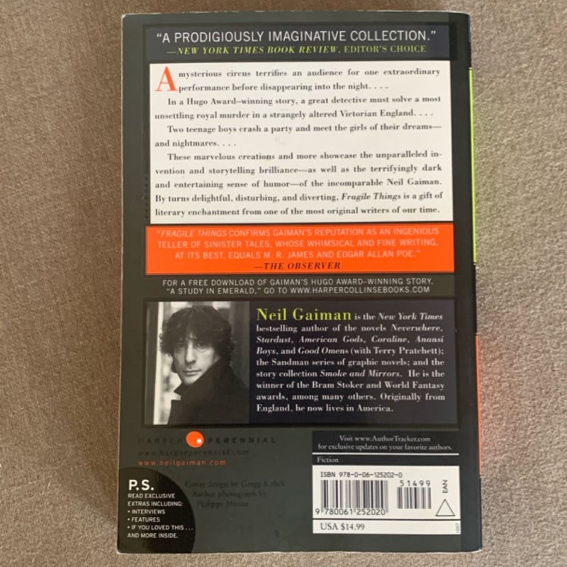 FRAGILE THINGS- Trade Paperback