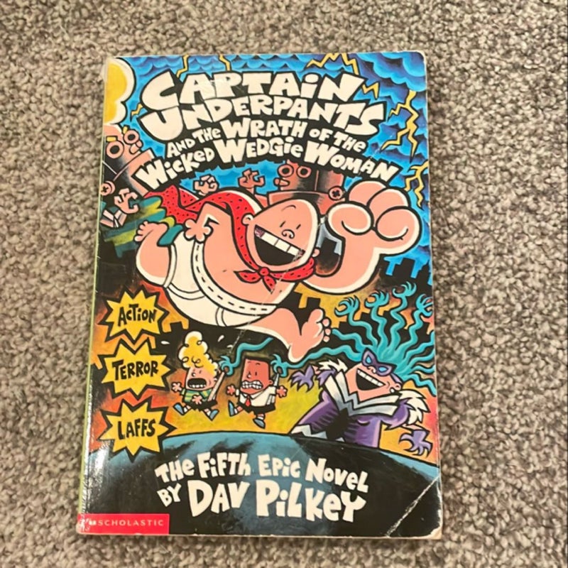 6 Captain Underpants Books 