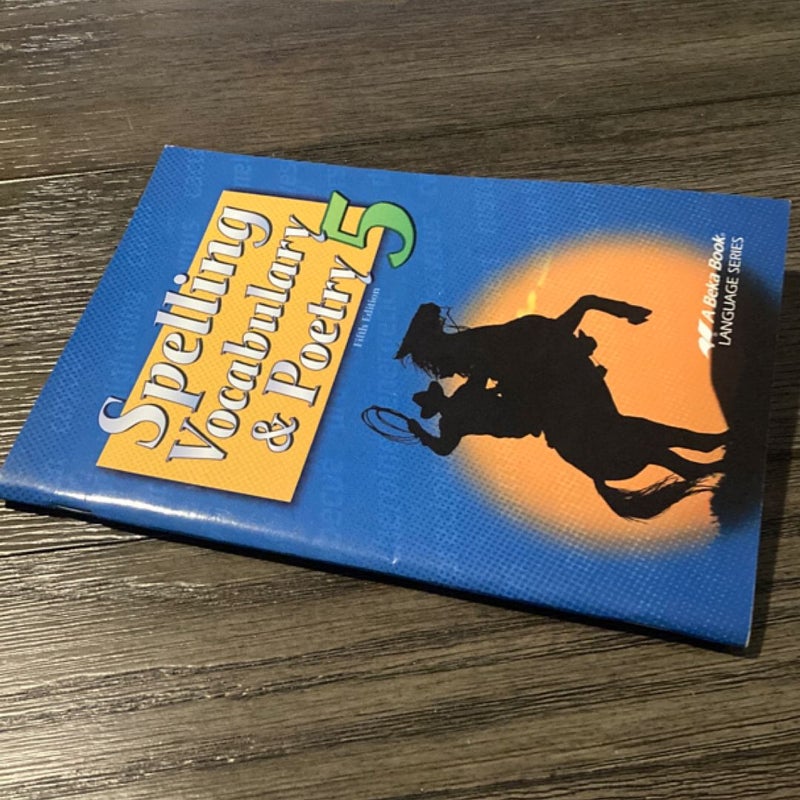 Spelling Vocabulary & Poetry 