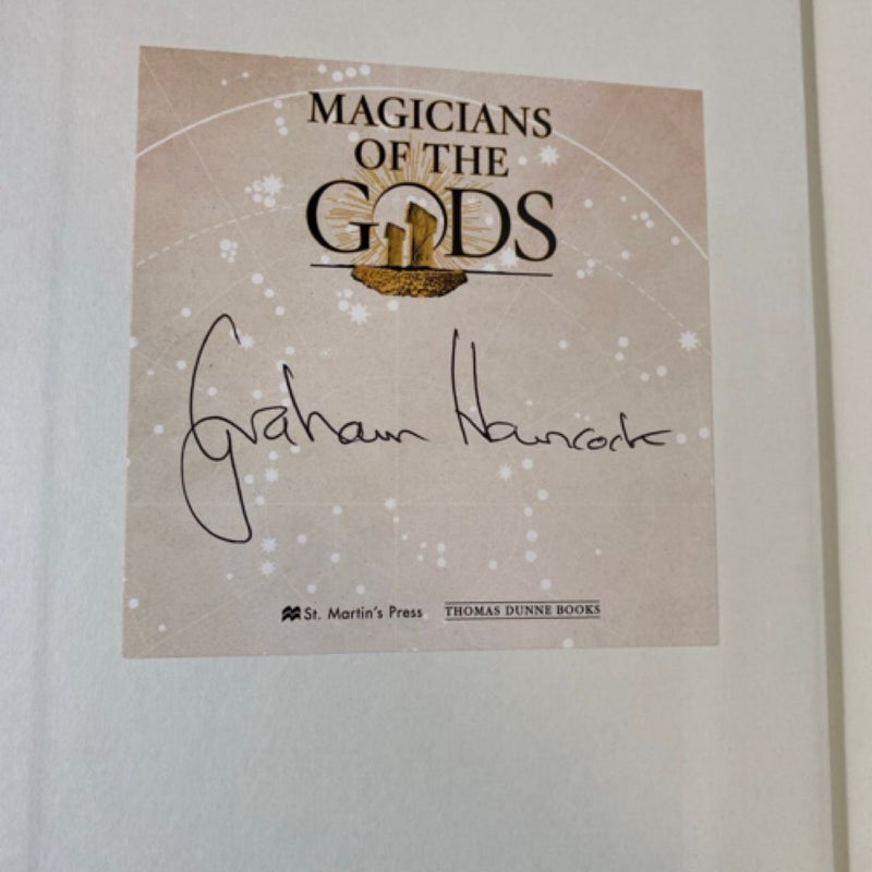 Magicians of the Gods-signed sticker 