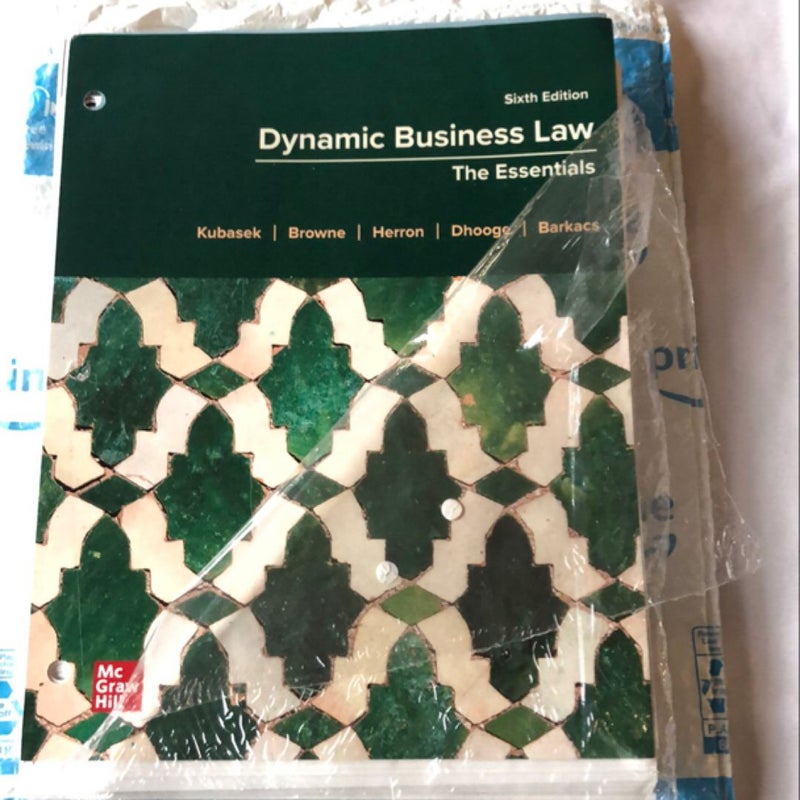 Loose Leaf for Dynamic Business Law: the Essentials