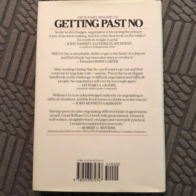 Getting Past No