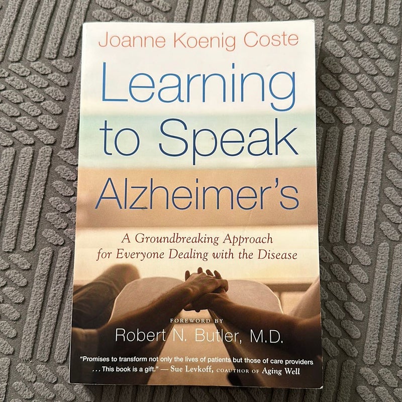 Learning to Speak Alzheimer's