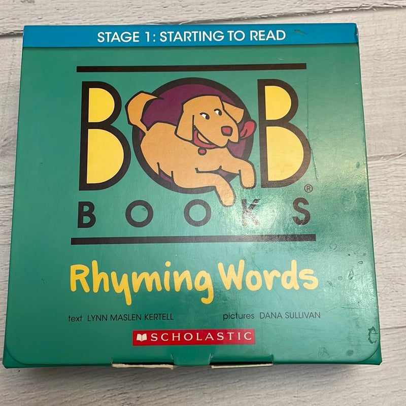 Bob Books - Rhyming Words Box Set | Phonics, Ages 4 and up, Kindergarten, Flashcards (Stage 1: Starting to Read)