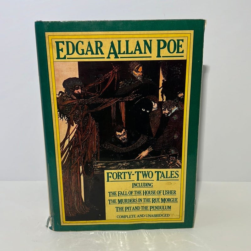 Edgar Allan Poe (First Edition) Forty-Two Tales (1979 VINTAGE ) 