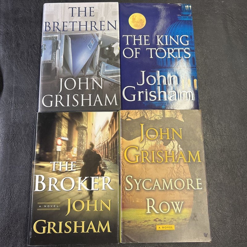 John Grisham 4 Hardcover Bundle 