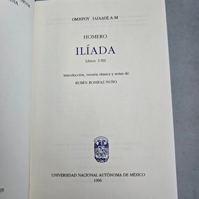 Ilíada 1-XII