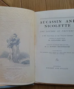 Published 1880. Aucassin and Nicolette