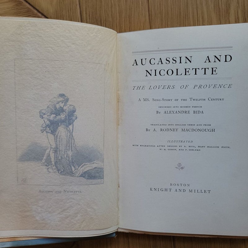 Published 1880. Aucassin and Nicolette