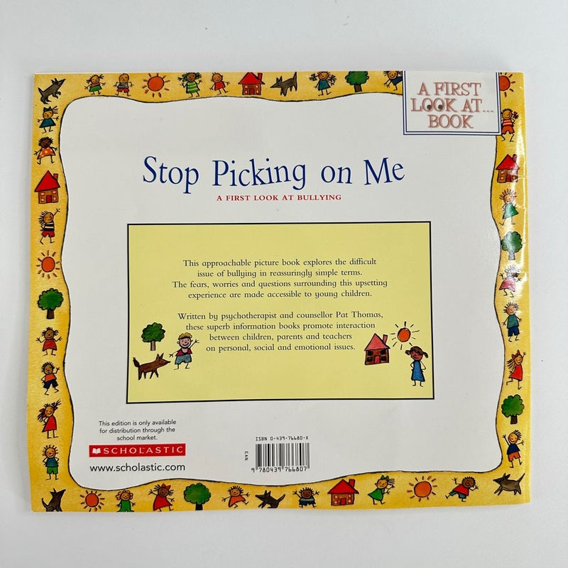 Stop Picking on Me-A First Look at Bullying