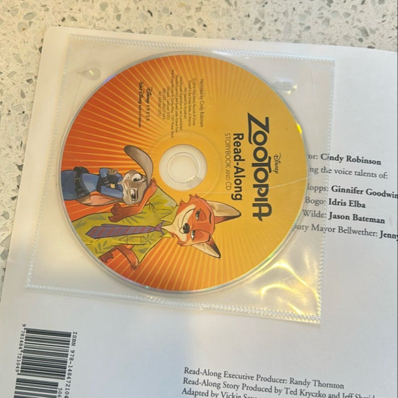 Zootopia Read-Along Storybook and CD