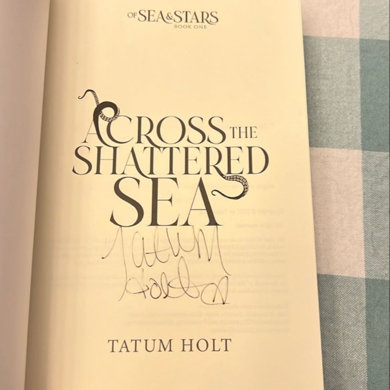 Across the Shattered Sea-signed 