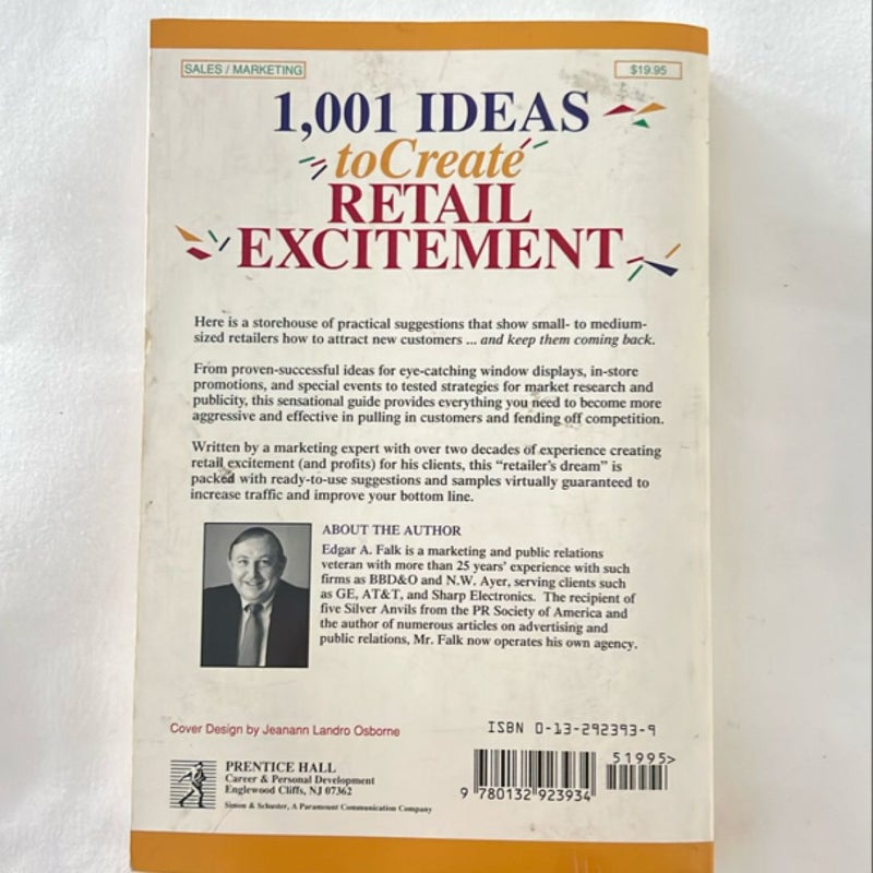 1001 Ideas to Create Retail Excitement