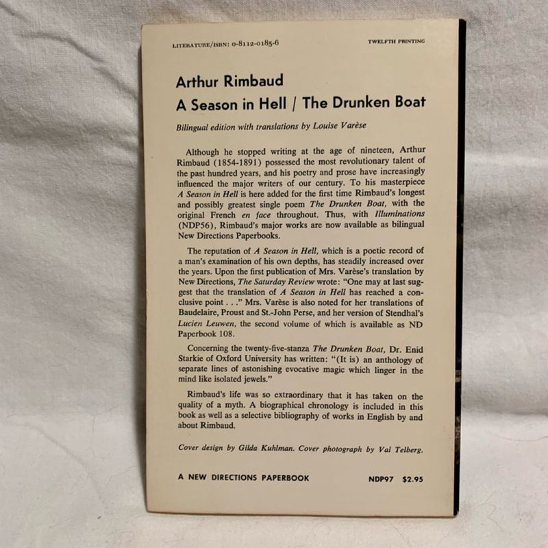 Season in Hell and the Drunken Boat (1st ed.)