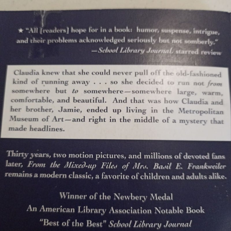 From the Mixed-Up Files of Mrs. Basil E. Frankweiler