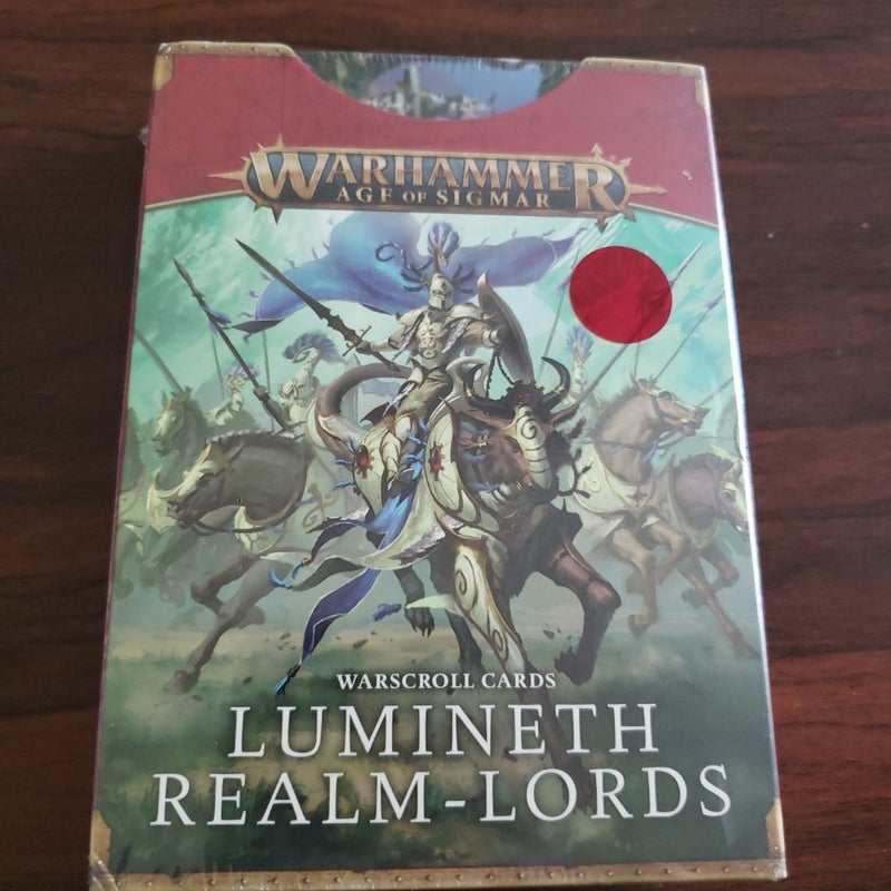 Warhammer: Age of Sigmar Warscroll Cards Lumineth Realm-Lords 