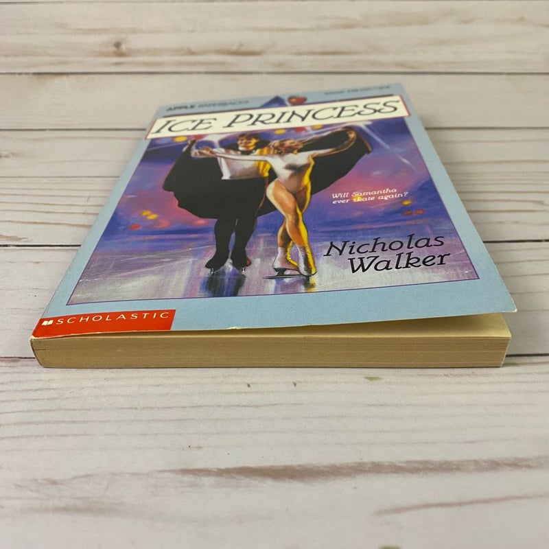 Ice Princess Nicholas Walker Apple Paperback 1992 Scholastic Vintage 90s  Good