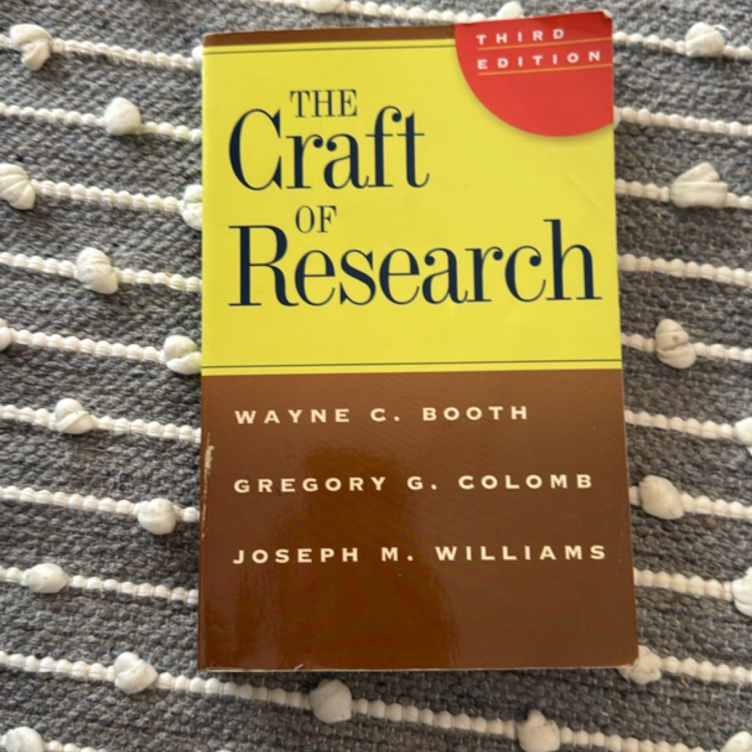 The Craft of Research