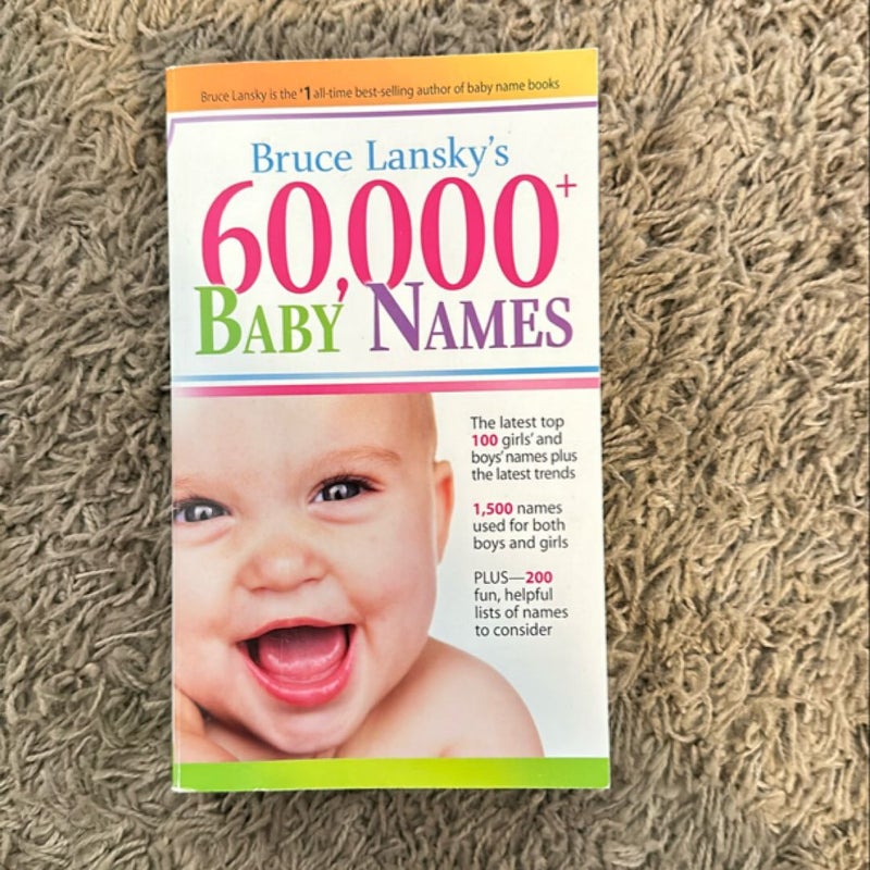 60,000+ Baby Names