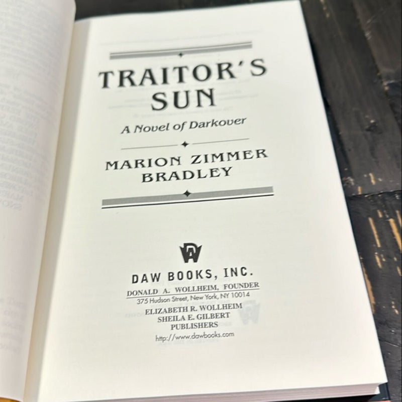 Traitor's Sun (true 1st edition printing)