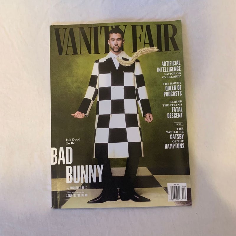 Vanity Fair Bad Bunny “It’s Good To Be” October 2023 New Magazine