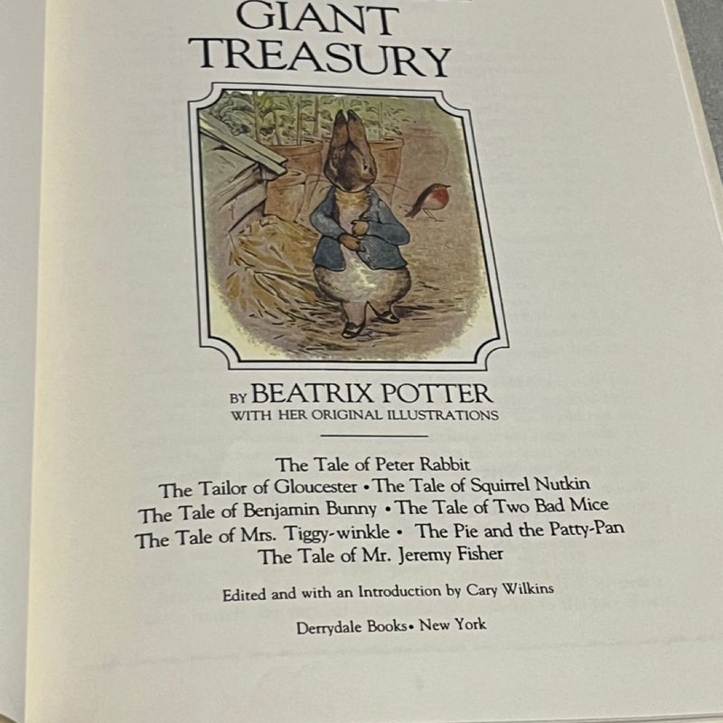 Peter Rabbit Giant Treasury Derrydale Edition 1980