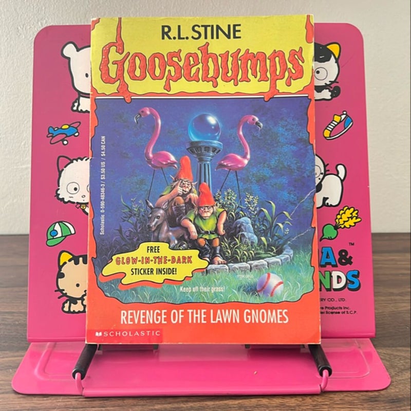 Revenge of the Lawn Gnomes (Goosebumps) FIRST EDITION