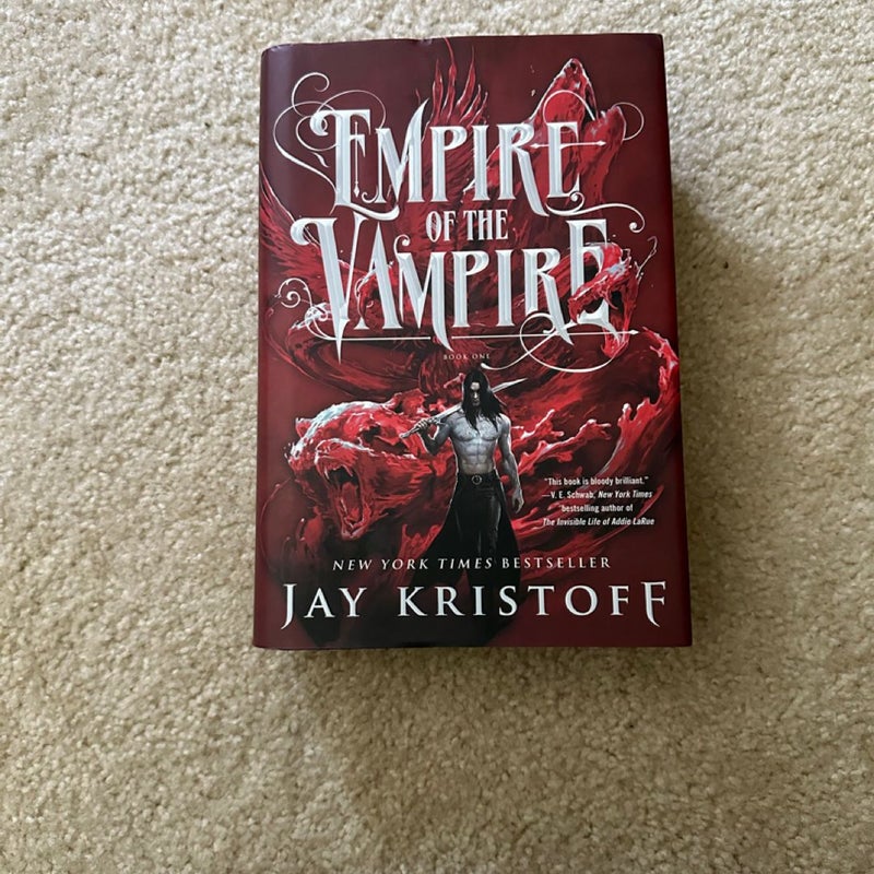 Empire of the Vampire barnes and noble signed first edition