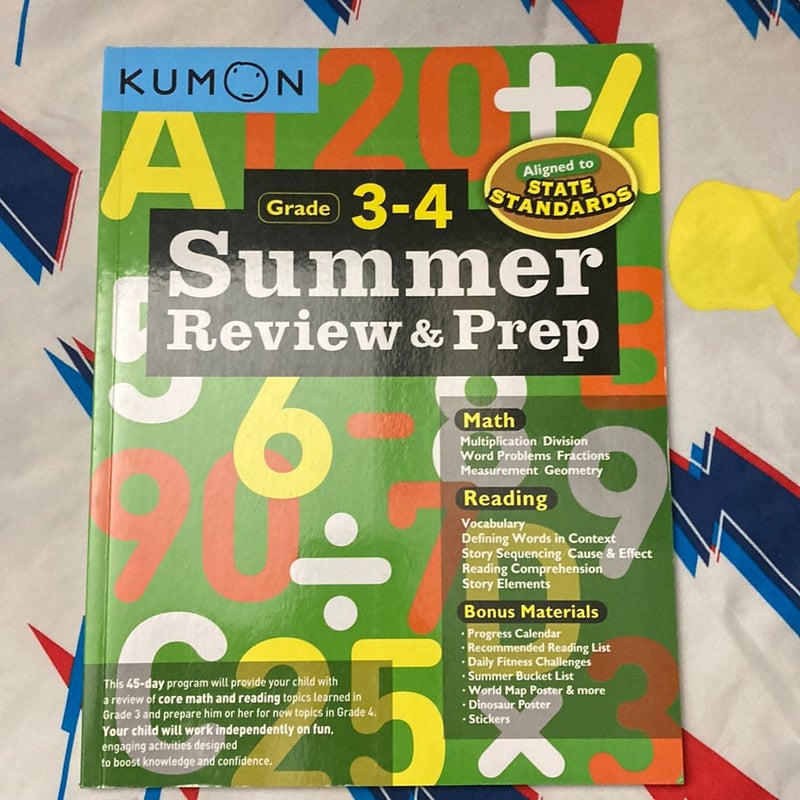 Summer Review and Prep 3-4