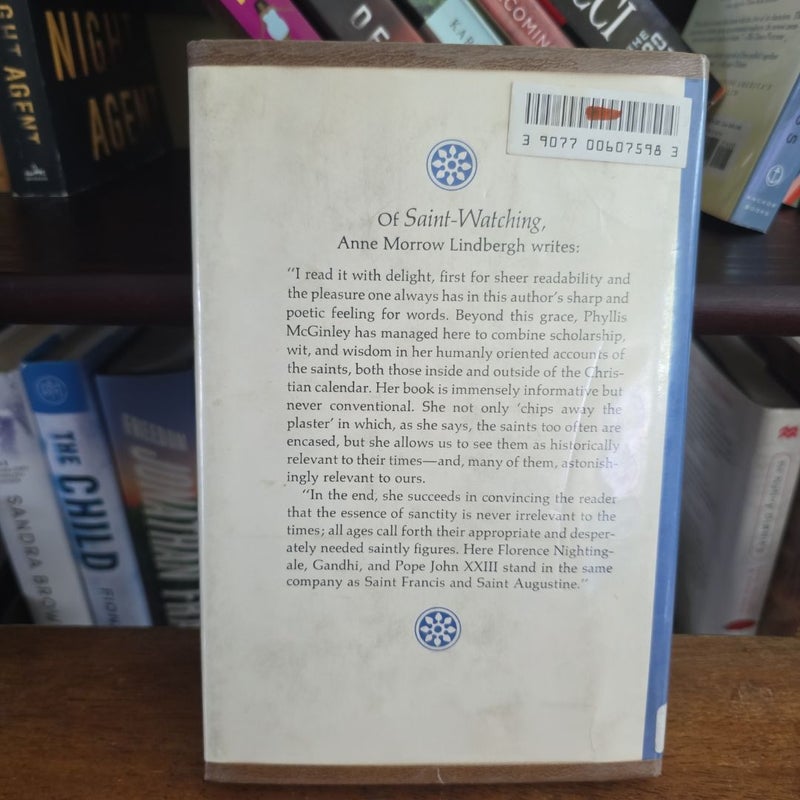 VINTAGE 1969 Saint-Watching by Phyllis McGinley (EX-LIBRARY) 